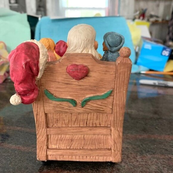 San Francisco Music Box Company Santa with Rag Dolls - Picture 3 of 6